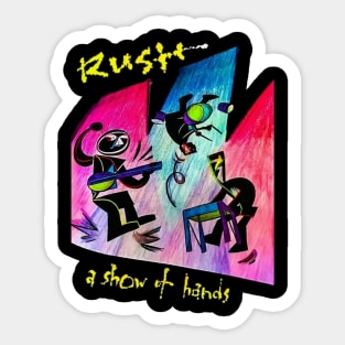 A Show of Hands Rush Band Album Sticker